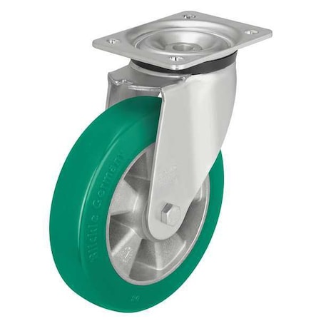 Swivel Plate Caster,Polyurethane,5 In,770 Lb