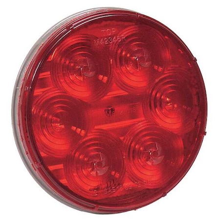 Stop-Turn-Tail Lamp,LED,Round,Red