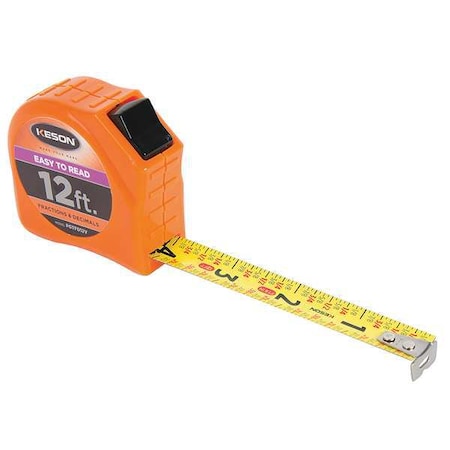 12 Ft Tape Measures, 5/8 In Blade
