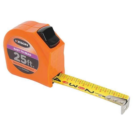 25 Ft Tape Measures, 1 In Blade