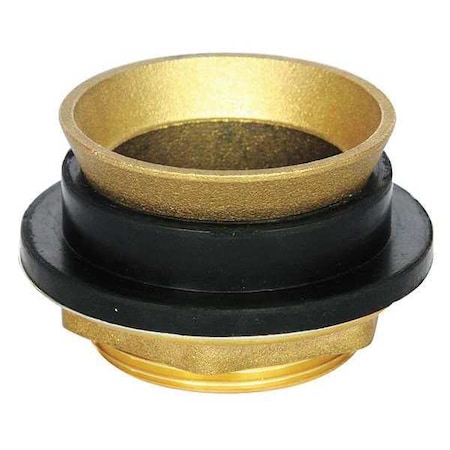 Flush Valve Spud, Fits American Standard, Sloan, Zurn, 1-1/2 In, Brass