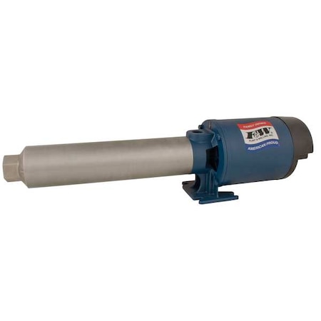 Multi-Stage Booster Pump, 1 1/2 Hp, 120/240V AC, 1 Phase, 3/4 In NPT Inlet Size, 16 Stage