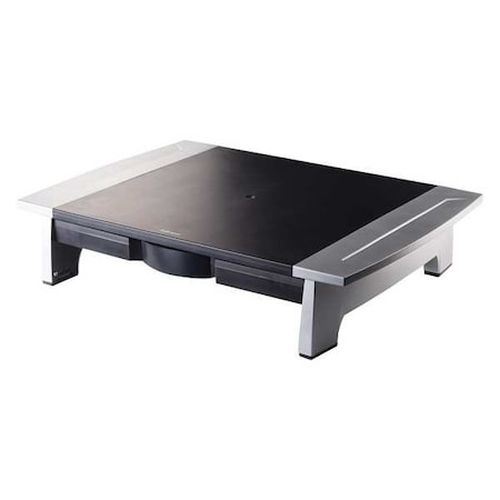 Monitor Riser,Black/Silver