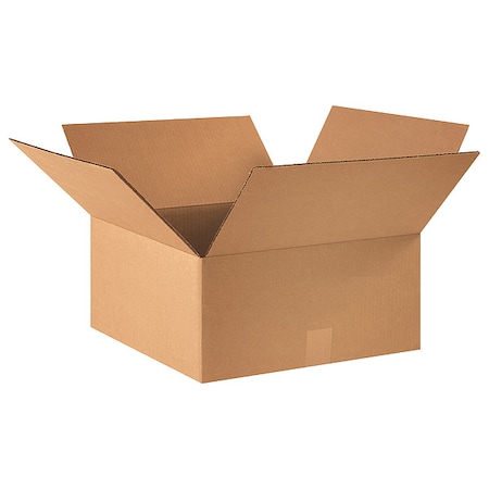 Corrugated Boxes, 16 X 16 X 7, Kraft, 25/Bundle