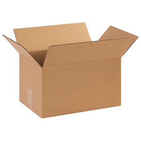 Corrugated Boxes, 14 X 9 X 8, Kraft, 25/Bundle