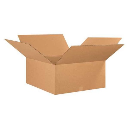 Corrugated Boxes, 25 X 25 X 12, Kraft, 15/Bundle