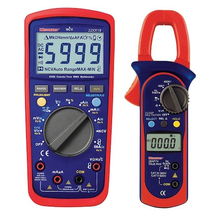 Digital Multimeter And Clamp On Ammeter