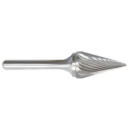 Carbide Bur,Pointed Cone,1/8,1/8 Shank