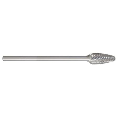 Carbide Bur,Tree,1/4 In,1/4 Shank