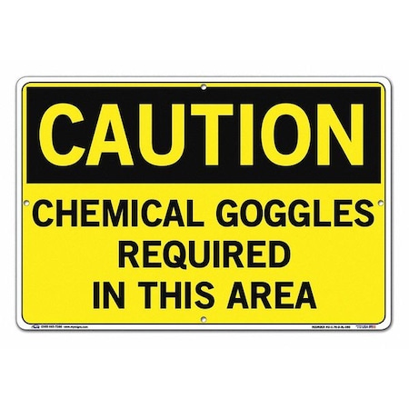 Sign,Caution,18.5x12.5,Aluminum,.080, SI-C-70-D-AL-080