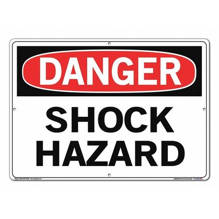 Sign,Danger,20.5x14.5,Aluminum,.063, SI-D-42-E-AL-063