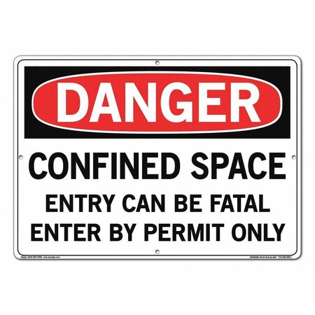 Sign,Danger,20.5x14.5,Aluminum,.063, SI-D-43-E-AL-063