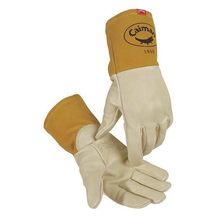 MIG Welding Gloves, Cowhide Palm, M, PR