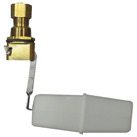 Float Valve,1/4 In,SS/Plastic