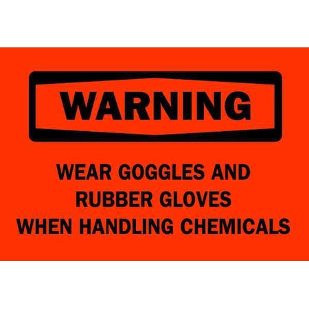 Chemical/Hazardous Materials Sign, Height: 7