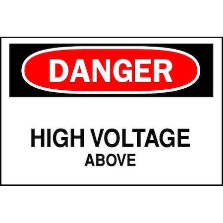 Electrical Hazard Sign, Thickness: 0.059