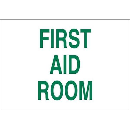 First Aid Sign,7X10,English, 85362