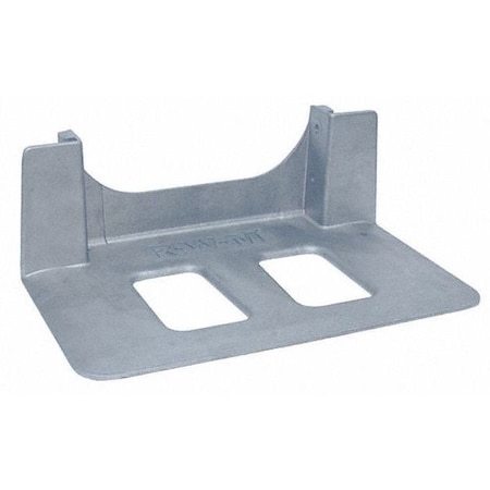 Nose Plate, Small, Aluminum, Overall Width: 14