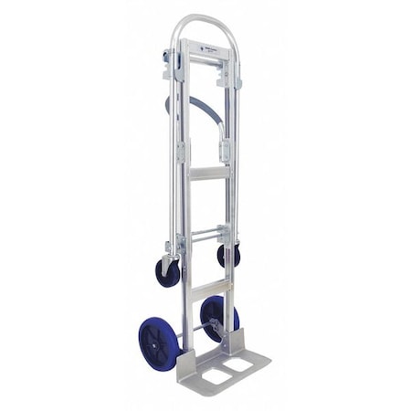 Hand Truck, Small Convert. Frame, Pnumatic, Overall Height: 51