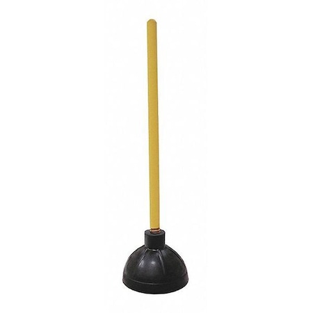 Plunger,Force Cup,Prfsnl Style,Black,6