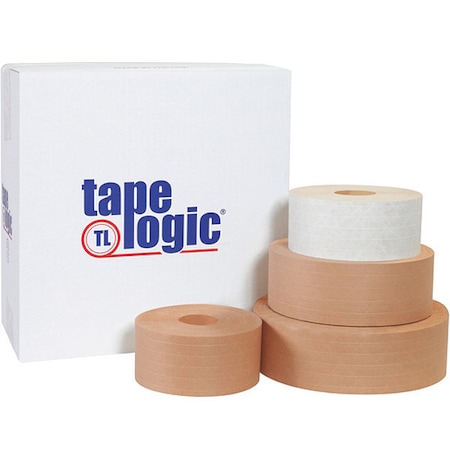 Tape Logic® #7200 Reinforced Water Activated Tape, 72mm X 375', Kraft, 8/Case