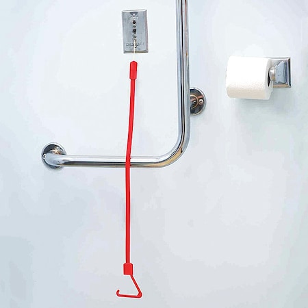 Red Pull Cord,4 Ft.,Open Handle