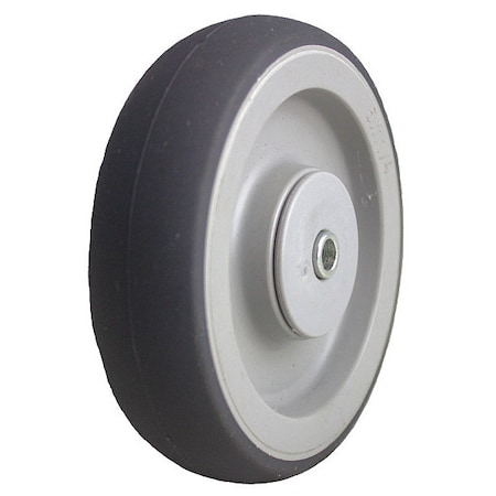Wheel,Gray TPR,4 X 1.25,Delrn Brg