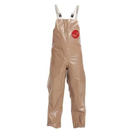 Bib Overall,Tan,Elastic,4XL,PK6