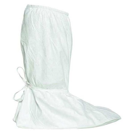 Boot Covers,Serged,White,L,PK100