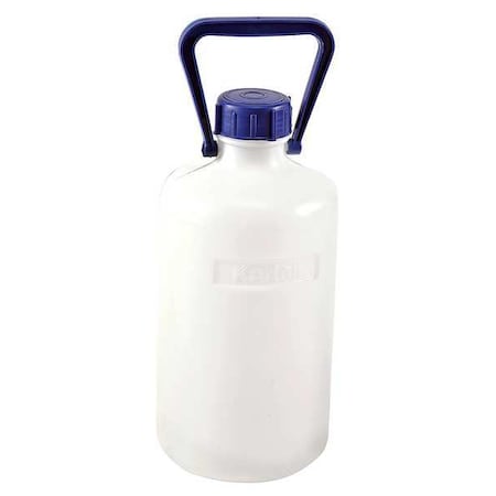 Carboy,Narrow Mouth,5L,HDPE,Translucent