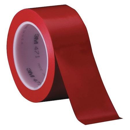 Marking Tape,Roll,3In W,108 Ft. L,Red