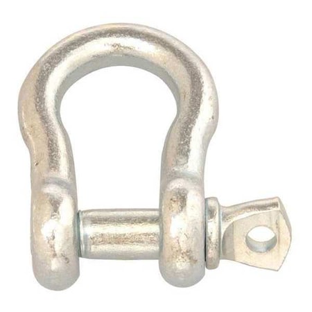 5/16 Anchor Shackle, Screw Pin, Zinc Plated