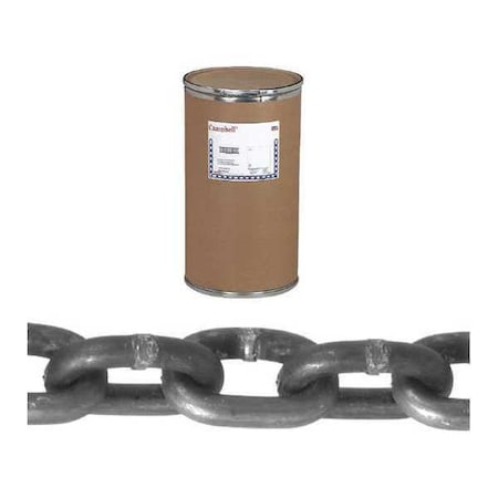 1/2 Grade 30 Proof Coil Chain, Zinc Plated, 200' Per Drum