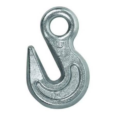 3/8 Eye Grab Hook, Grade 43, Zinc Plated