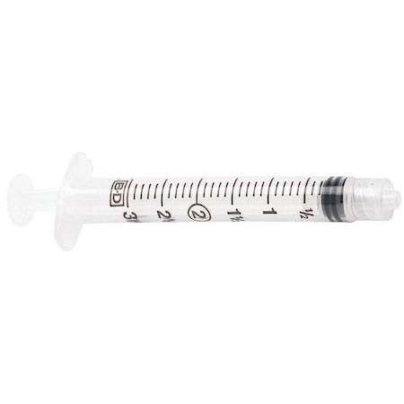 3CC Calibrated Syringe W/ Lok/No153 Tip