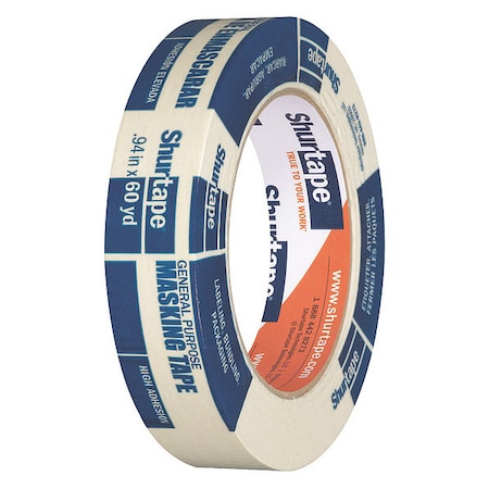 Masking Tape,24mm W X 55m L,Crepe Paper