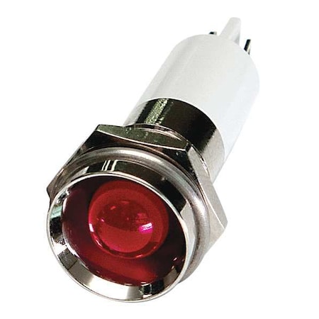 Protrude Indicator Light,Red,12VDC