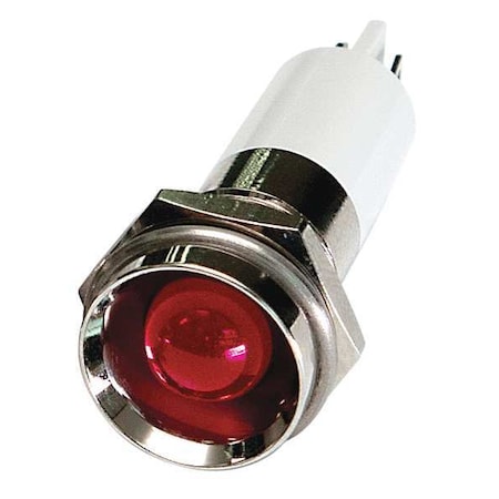 Protrude Indicator Light,Red,24VDC