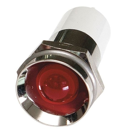 Protrude Indicator Light,Red,120VAC