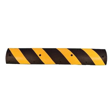 6FT STRIPED YELLOW/SPEED BUMP RUBBER