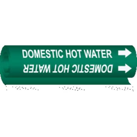 Pipe Marker,Domestic Hot Water, 5815-I