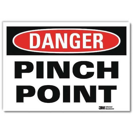 Danger Sign, 7 In Height, 10 In Width, Reflective Sheeting, Vertical Rectangle, English