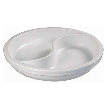 Food Pan,Round,Porcelain,6-1/2 Qt.