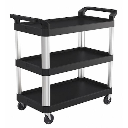 Service Cart, 39.85L X 20W X 38.17H, Number Of Shelves: 3