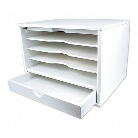 Desktop Organizer,White