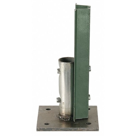 Silver Anchor For U-Channel Post ; Ft. Galvanized Steel