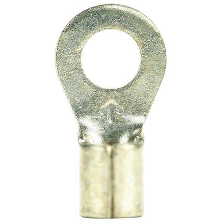 22-18 AWG Non-Insulated Ring Terminal #10 Stud PK100
