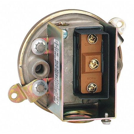 Air Pressure Switch,0.07to0.15 In. H2O