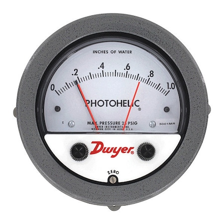 Pressure Switch/Gage Range 0-5 Wc