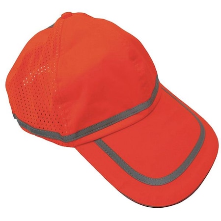Baseball Cap,Polyester,Hi-Vis Orange